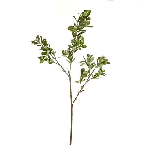 Aglaia Spray Flocked Green 78 cm from Country Baskets
