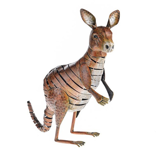 Wild Jungle Metal Kangaroo Ornament