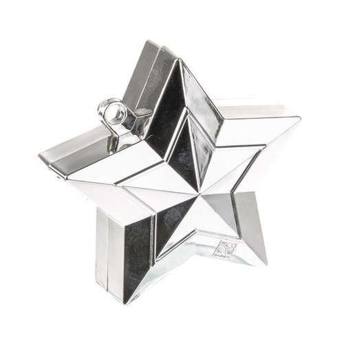 Balloon Weight Silver Star 6 Cm from Country Baskets