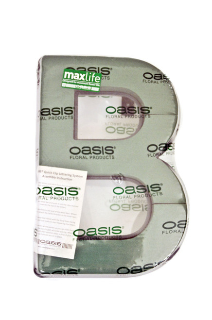 Oasis Floral Frames Letter B