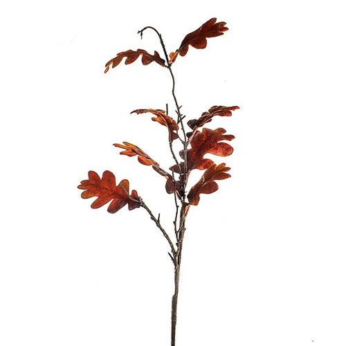 Oak Leaf Spray Brown 60 cm