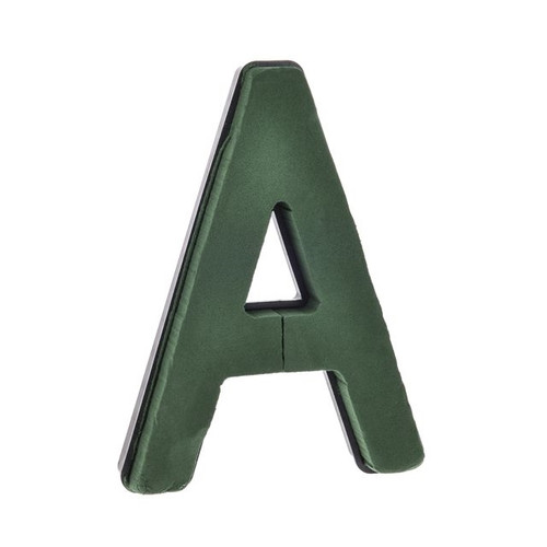 Foam Letter A Plastic Backed