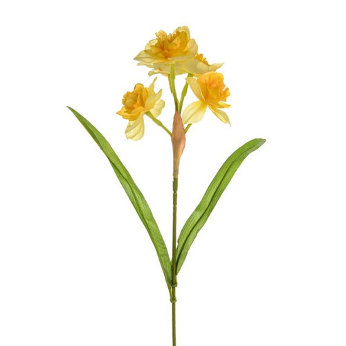 Artificial Daffodil Cheerfulness Yellow 63 cm