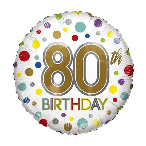 80th Birthday Eco Balloon