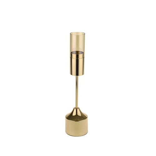 Duchess Metal Candle Stand Gold 37 cm from Country Baskets