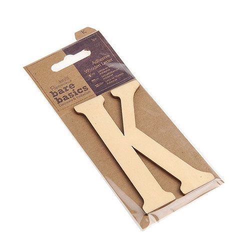 Bare Basics Wooden Letter K