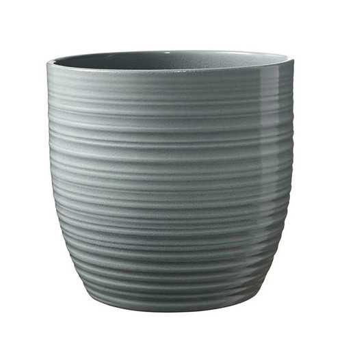 Bergamo Ceramic Pot Mint Green Glaze H12 cm