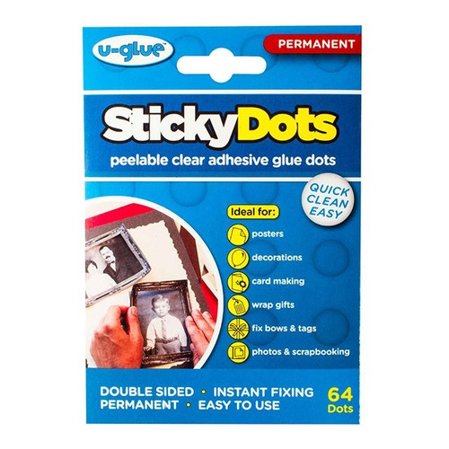 Permanent Sticky Dots x64