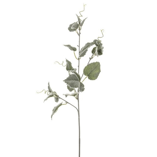 Flocked Hop Leaf Spray 56Cm