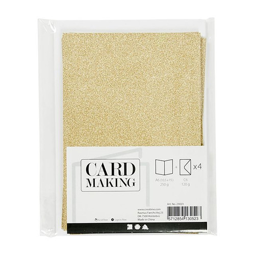 Cards & Envelopes A6 Gold