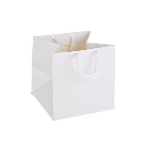 Hand Tie Bag White Pack of 10