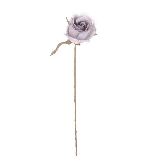 Artificial Romance Rose Stem Lilac 46 cm