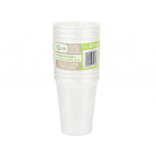 Paper Cups Eco Connection 12Pk Large Print