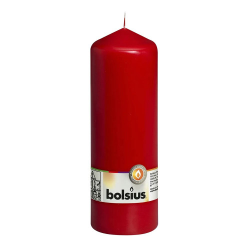 Bolsius Pillar Candle Red (200/70 mm)