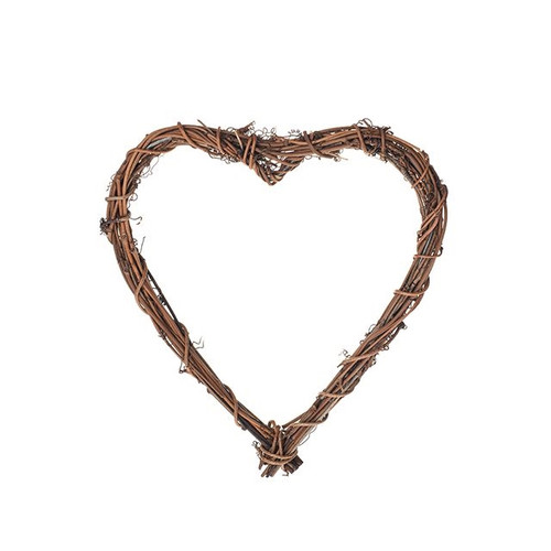 Natural Vine Heart 20 x 19cm