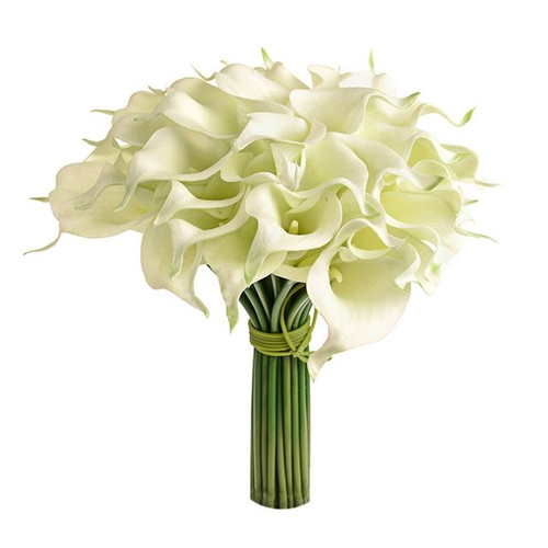 Calla Lily Bundle Cream 30 cm from Country Baskets