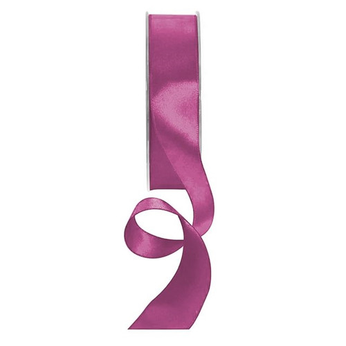 Double Satin Ribbon Orchid 25 mm