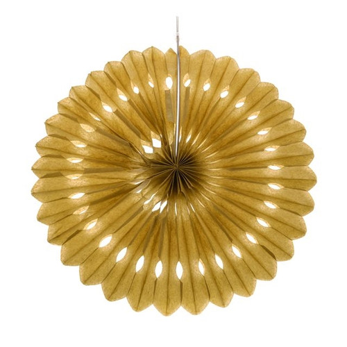 Party Gold Decorative Fan