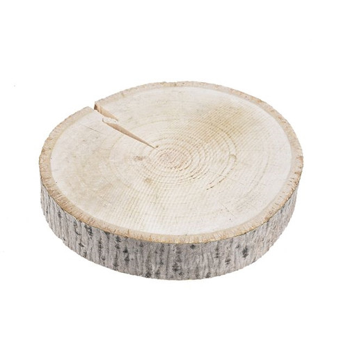Wooden Slice Natural Round