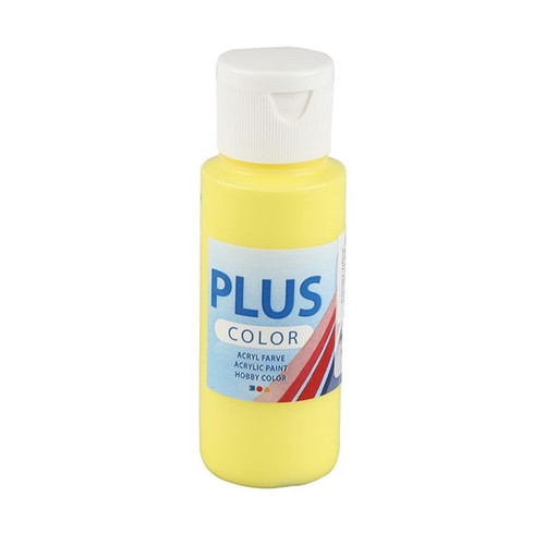 Plus Colour Craft Paint Yellow 60 ml