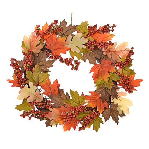 Autumn Wreath 46 cm from Country Baskets