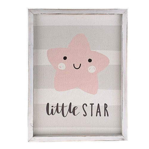 Wooden Plaque Little Star