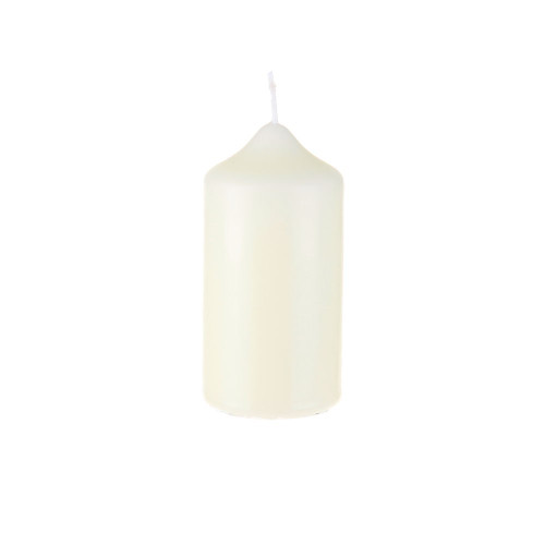 Chapel Ivory Pillar Candle 12 cm