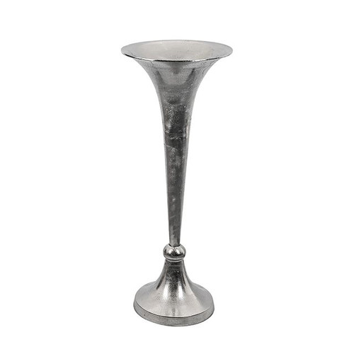Aluminium Martini Vase Rough Silver 75 cm