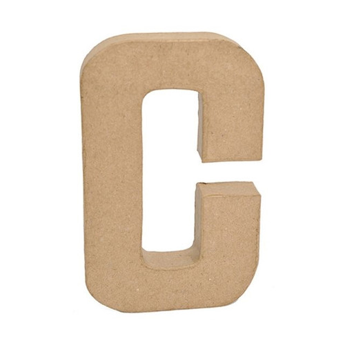 Paper Mache Craft Letter C