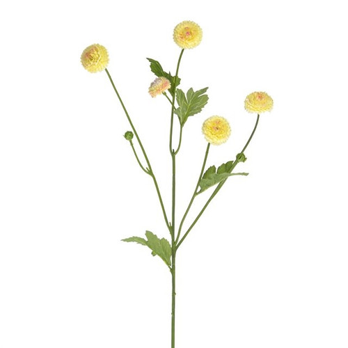 Artificial Aster Spray Lemon 64 cm from Country Baskets