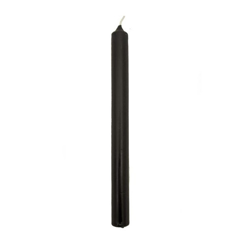 Black Dinner Candle 8 Hours Burn Time from Country Baskets