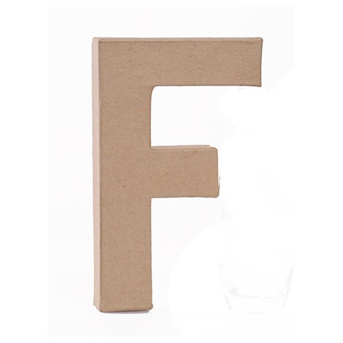 Paper Mache Craft Letter F