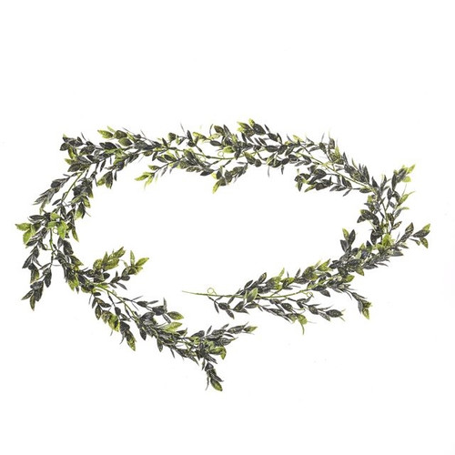 Artificial Bay Leaf Garland Gold Finish