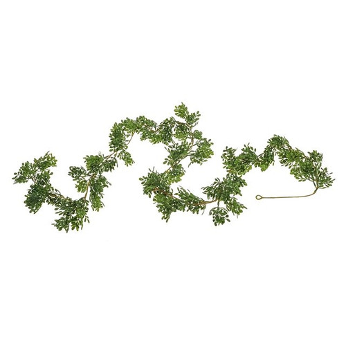 Artificial Boxwood Garland 6 ft