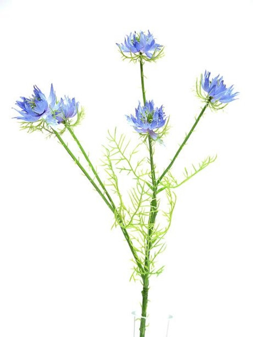 Artificial Nigella Spray Blue 57 cm