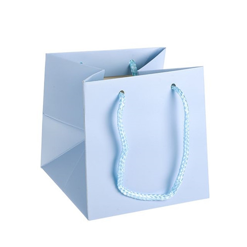 Hand Tie Bag Baby Blue Small Pack of 10