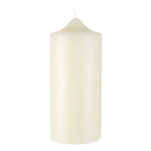 Ivory Chapel Pillar Candle 23 x 10 cm 155 Hours Burn Time