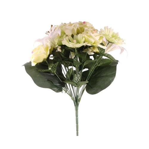 Gerbera Rose and Lily Bush Green 42 cm from Country Baskets