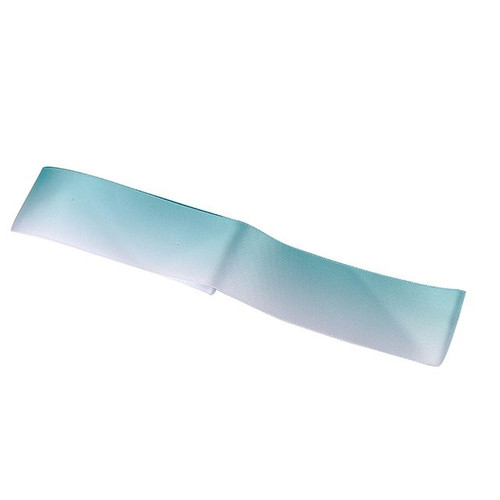 Satin Ombre Ribbon Green 38 mm