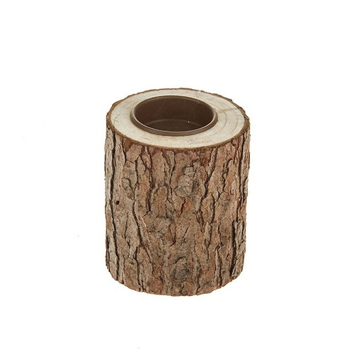 Log Tealight Holder 15 cm