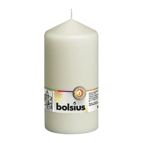 Bolsius Pillar Candle Ivory (250/80 mm)