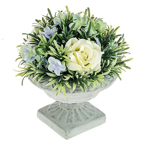 Wedding Darling Potted Arrangement Blue 25 cm