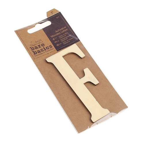 Bare Basics Wooden Letter F