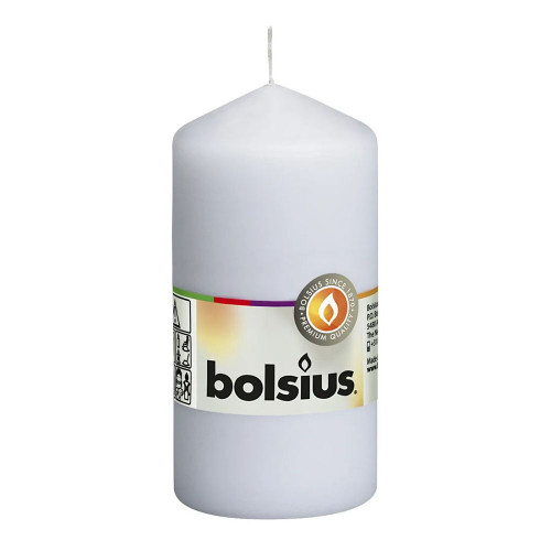 Bolsius Pillar Candle White (120/58 mm)