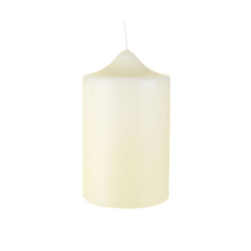 Chapel Ivory Pillar Candle 17 cm