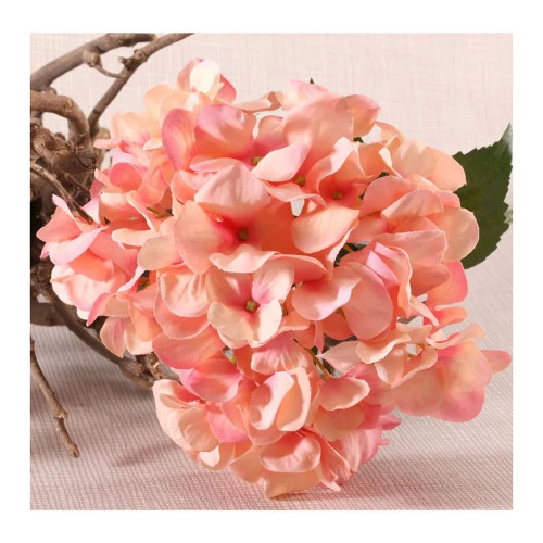 Large Peach Hydrangea 68cm