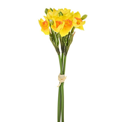 Daffodil And Bud Bundle Yellow 33 cm