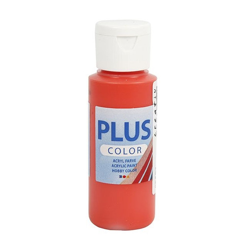 Plus Colour Craft Paint Red 60 ml
