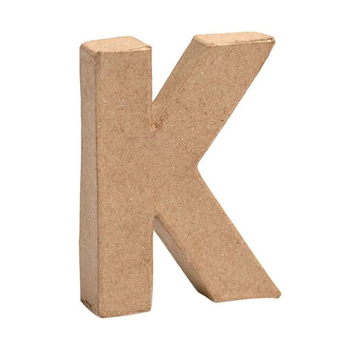 Paper Mache Mini Letter K