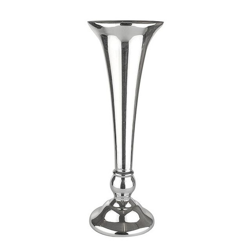 Trumpet Vase Silver 72Cm from Country Baskets